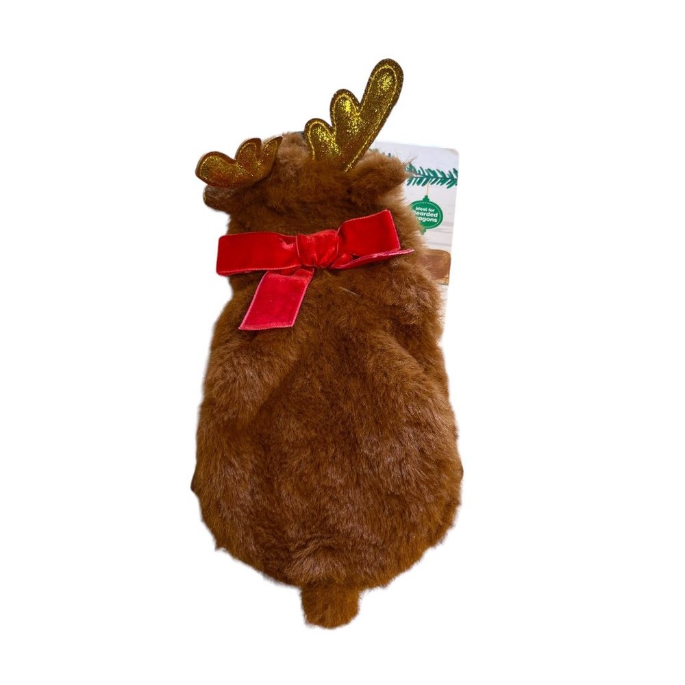 Merry & Bright Reindeer Reptile Costume For Bearded Dragons New